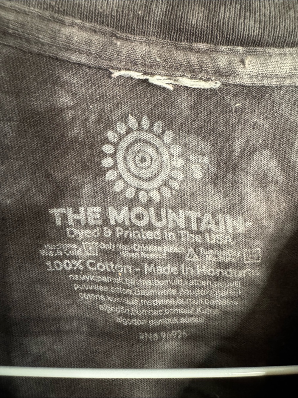 The Mountain Tie-Dye Dog Graphic Tee (S) - Picture 3 of 3